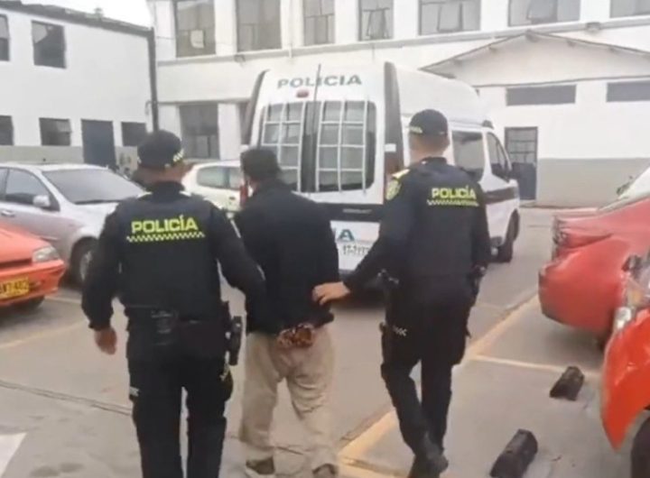 ¡En flagrancia! Policía capturó a un hombre por tráfico de estupefacientes