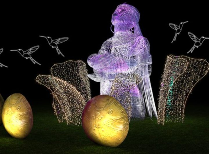 “Majestuosos” rinde homenaje a Bachué y a la sabiduría ancestral indígena como guardianes de la conservación de la biodiversidad.